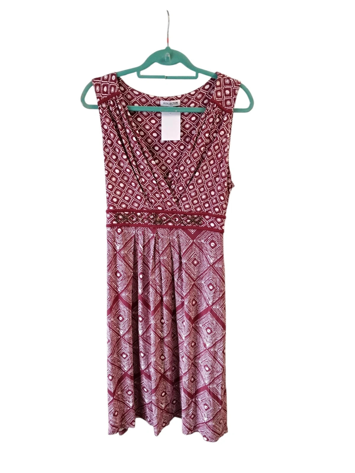 The Collection Debenhams Burgundy Sz-16 10282MSM