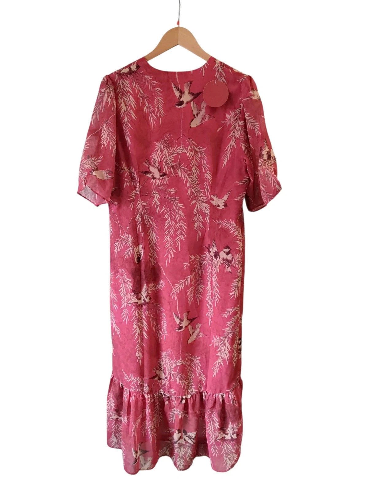 Hope & Ivy Dress Red Print Sz-16 10269NIA