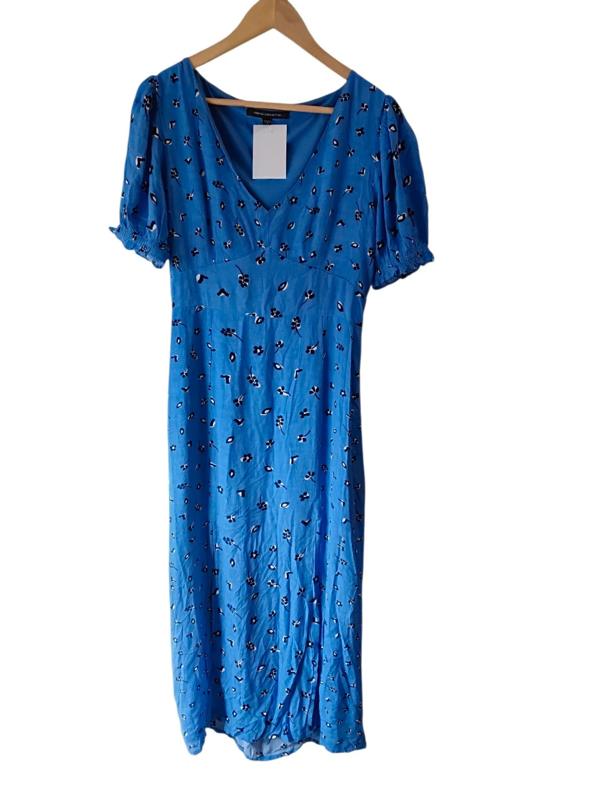 French Connection Dress Blue Sz-12 10294CMC