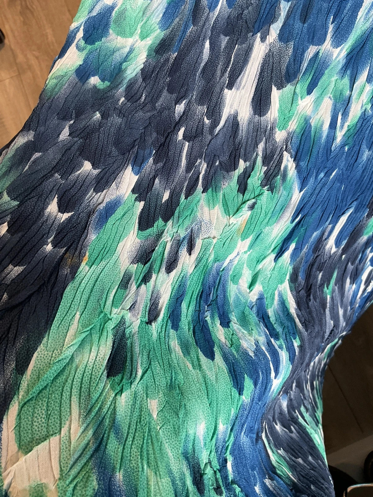 Windsmoor dress blue print size-m 10287MSMK