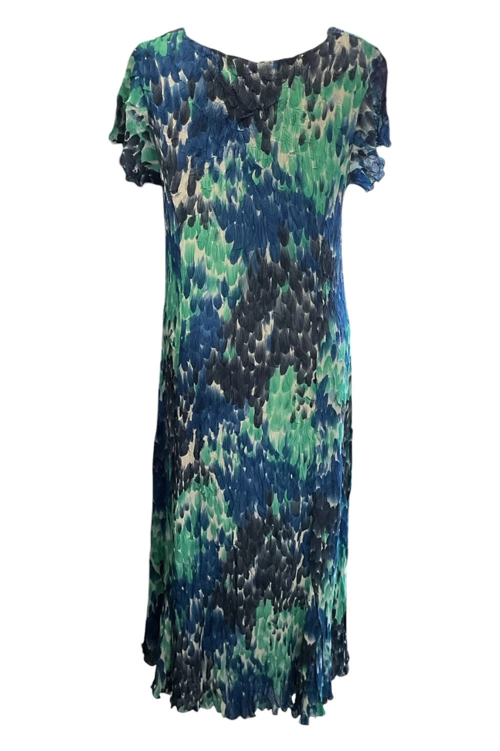 Windsmoor dress blue print size-m 10287MSMK