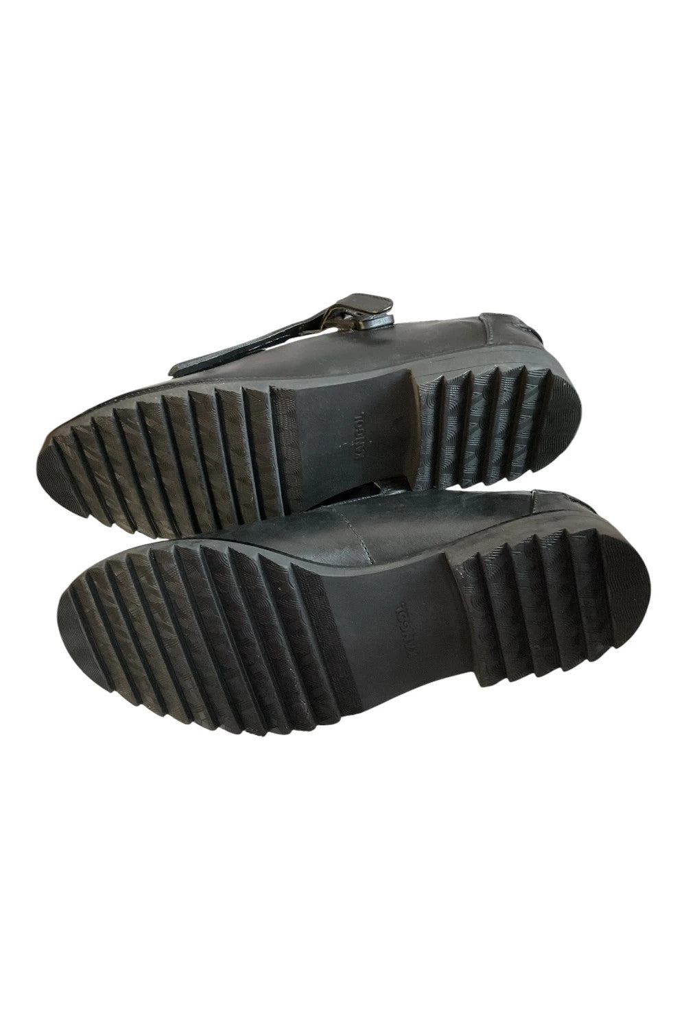Kangol shoes black leather size-5 10343ANN