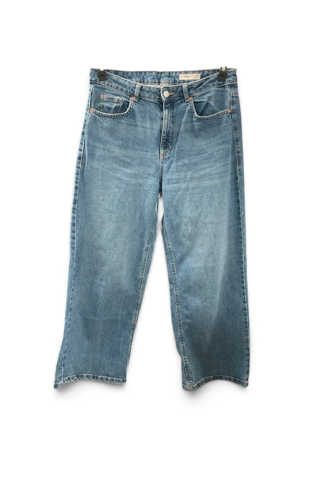 Marks&Spencer Blue denim jeans Sz-14short 10359MCN