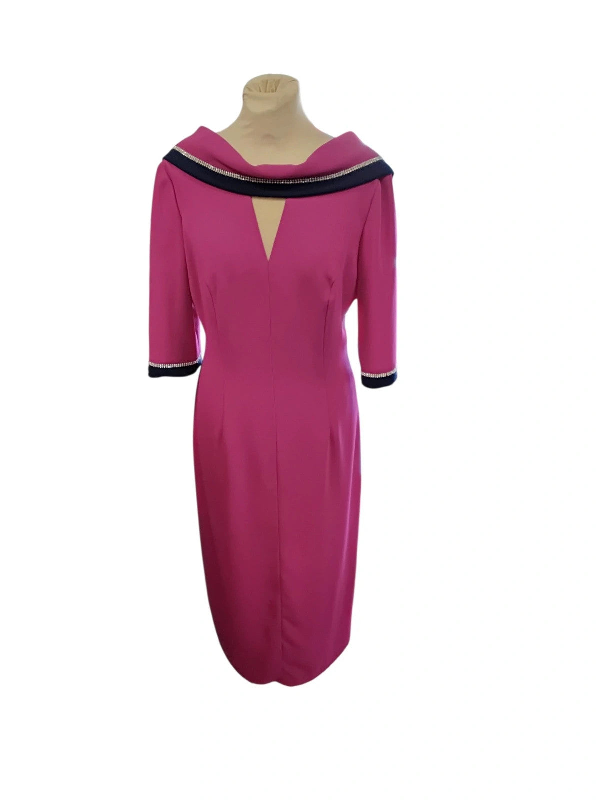Gabriela Dress Fuchsia Sz-10 10361PAM