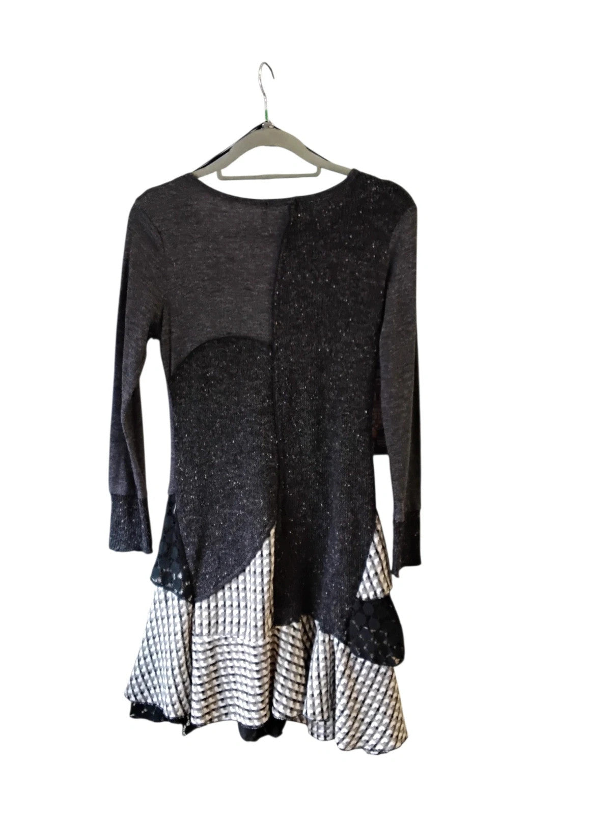Stella Morgan Dress Grey&Black Sz-10 10374CMO