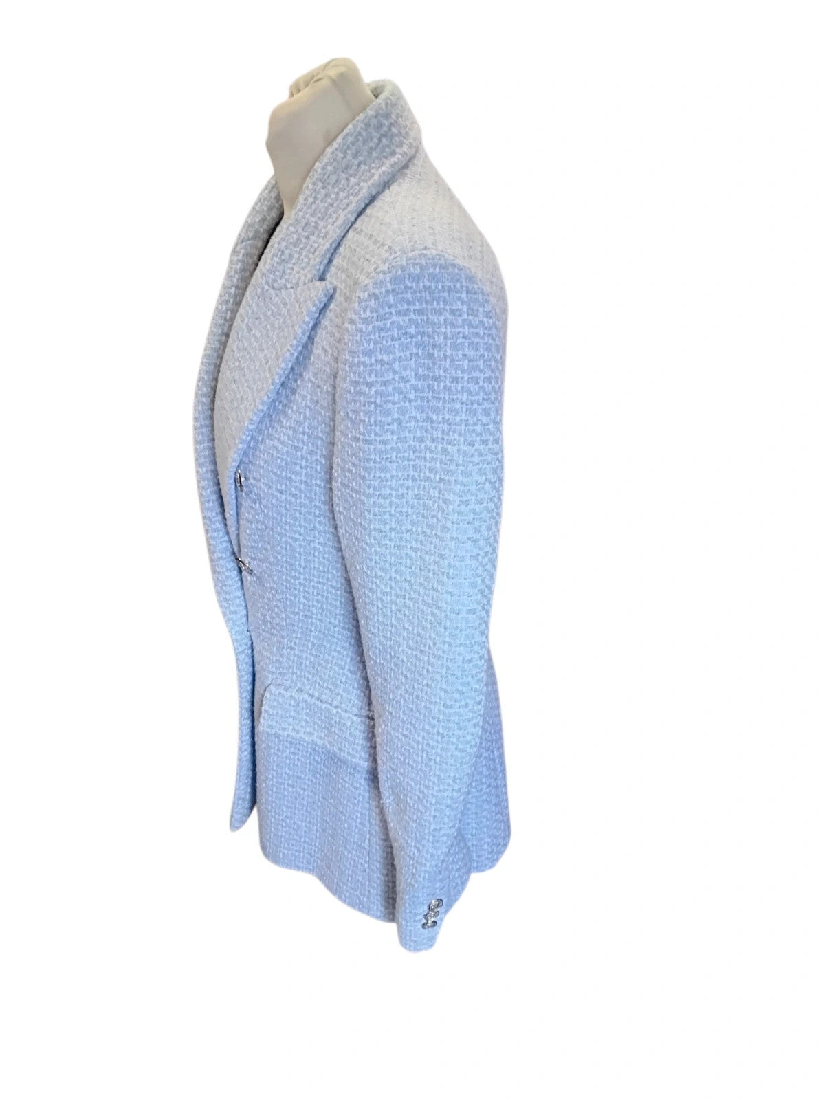 Zara Blazer Light Blue Sz-10 10389SSC