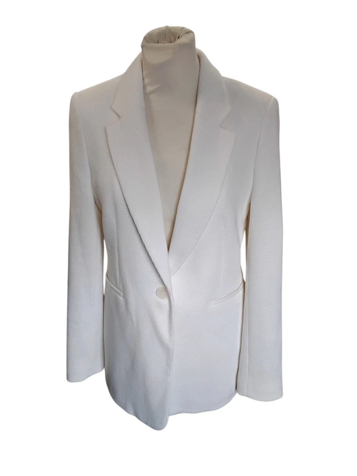 Dunnes Blazer White Sz-10 10388SSC