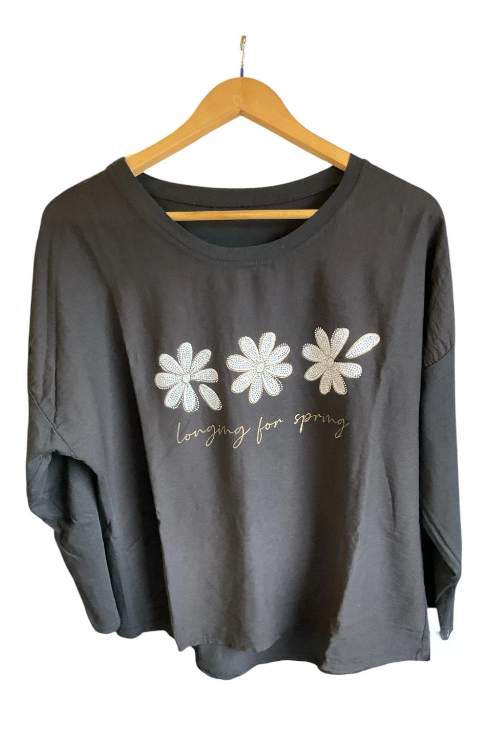 Made in Italy top black size-one 10334ANN