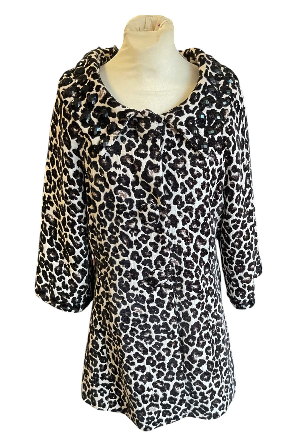 No brand coat print size-12 10410GM