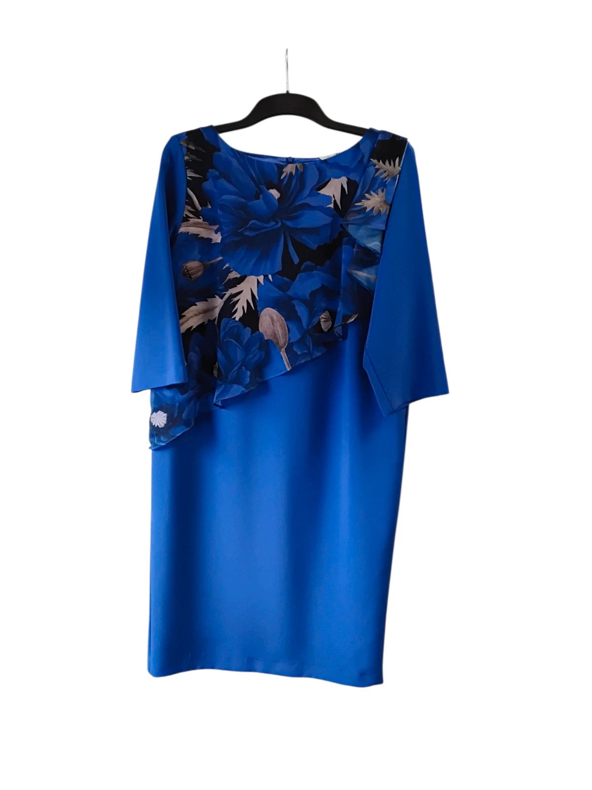 Via Veneto Dress Blue Sz-18 10431MWI