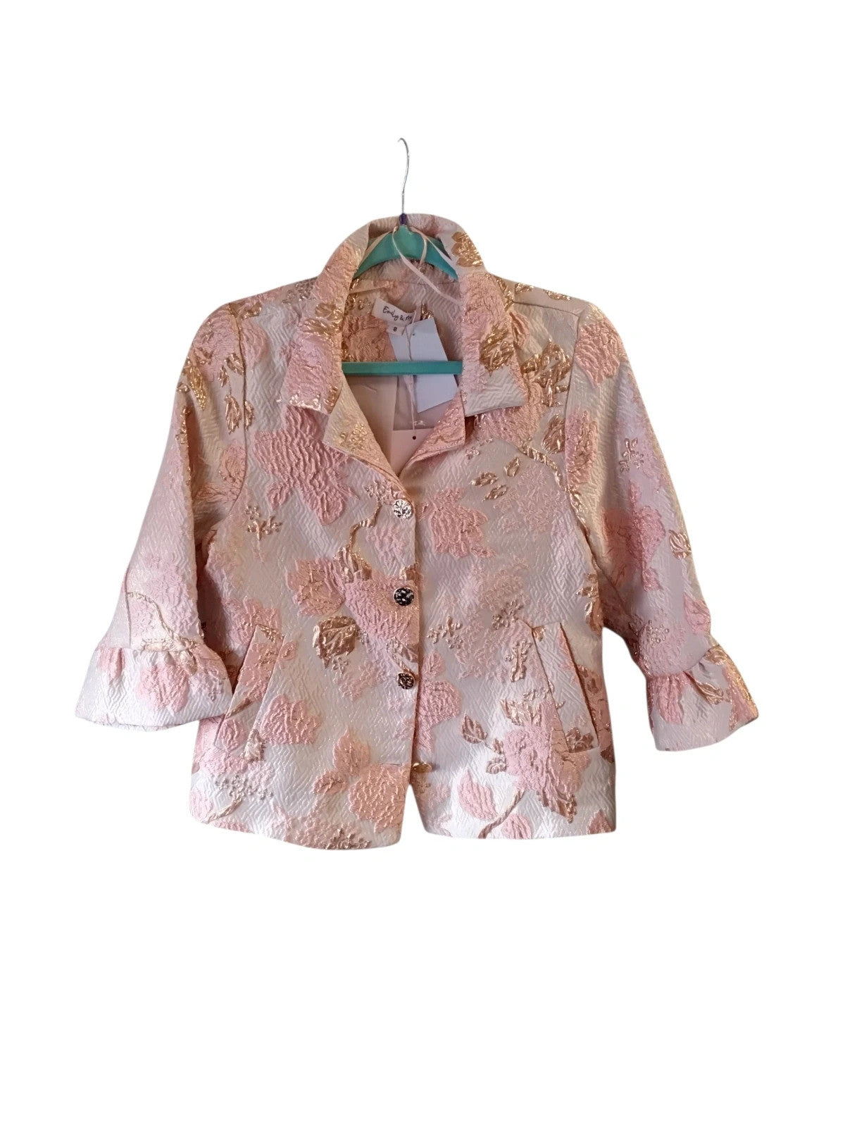 Emily&Me WBNT Blazer Pink&Gold Sz-8 10435MG