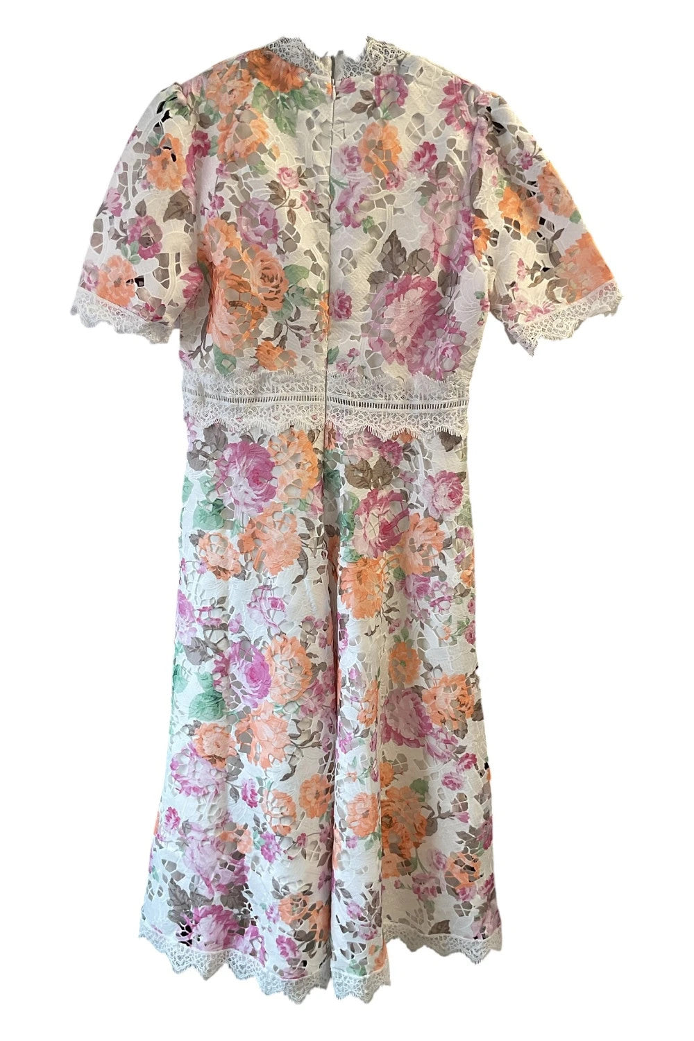 Stella Morgan NWT dress white print size-8 10440MG