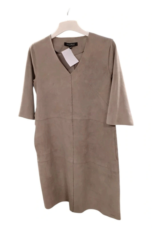 Rino & Pelle suede dress beige size 40 10394HT