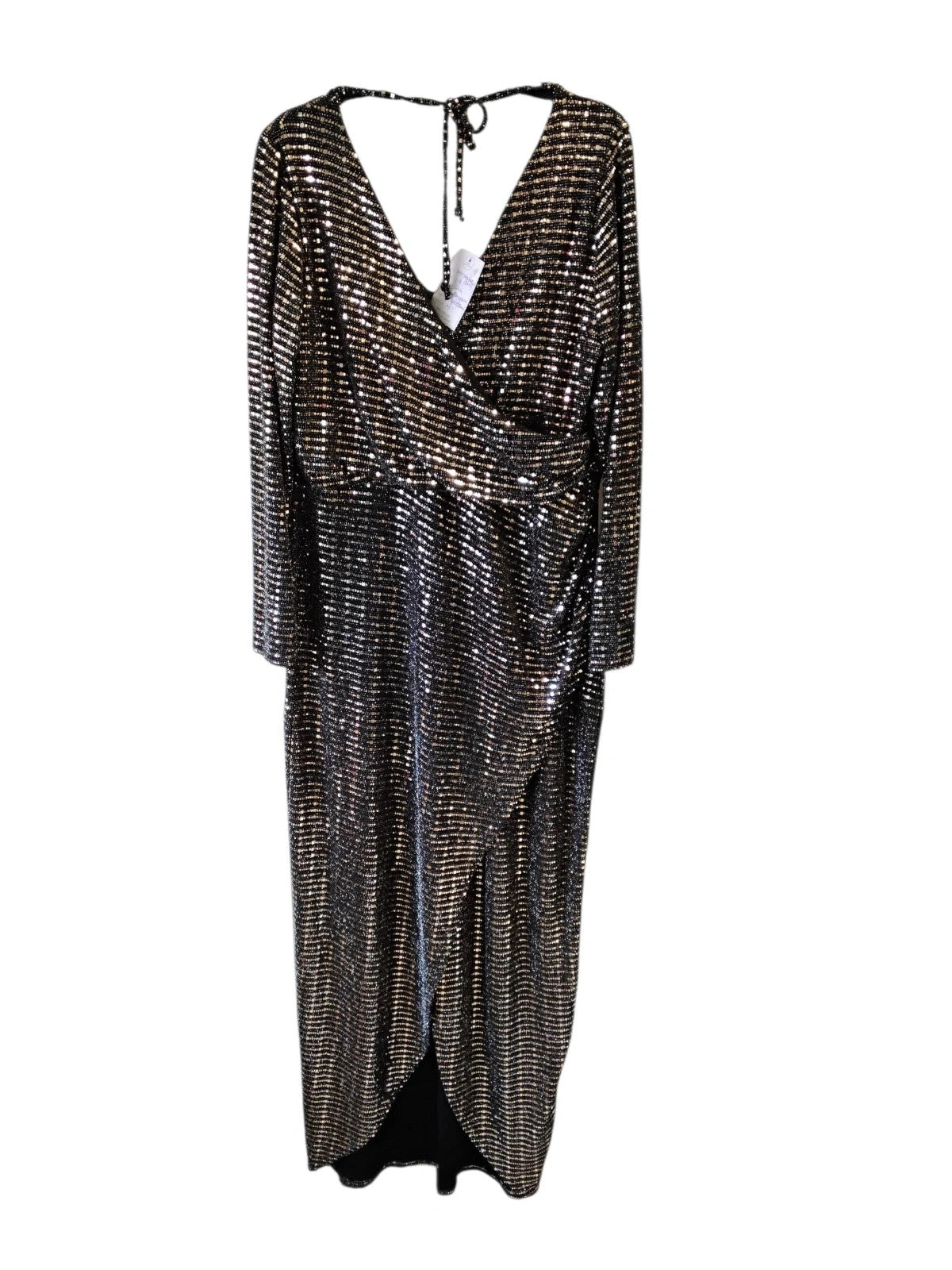 Quiz NWT dress gold size-18 10401SME