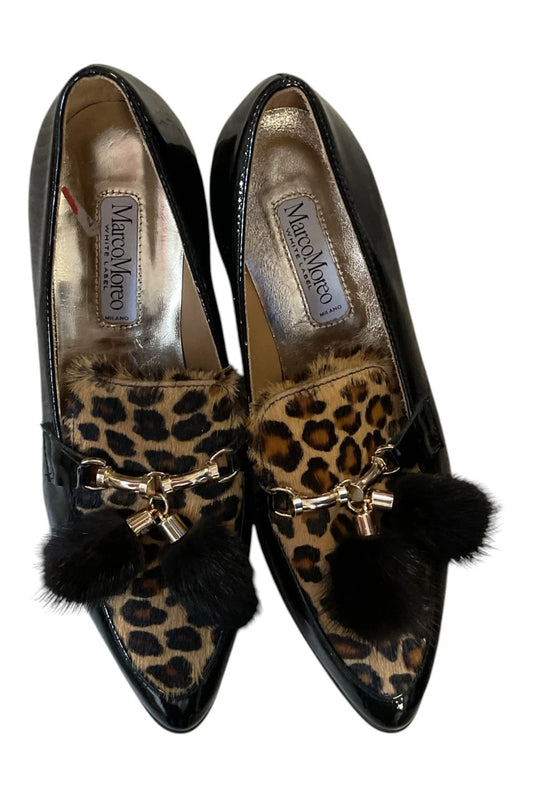 Marco Mareo shoes black print size-38,5 10303CMC