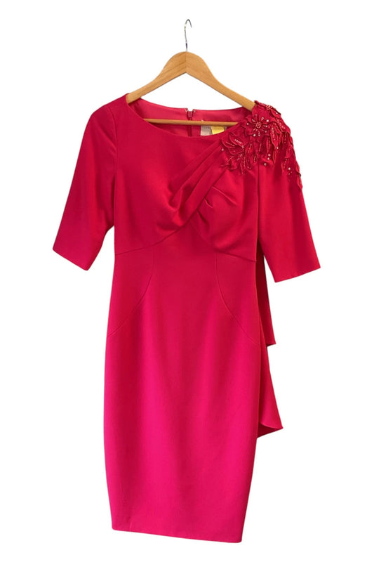 John Charles MOB dress berry size-8 10473ELB