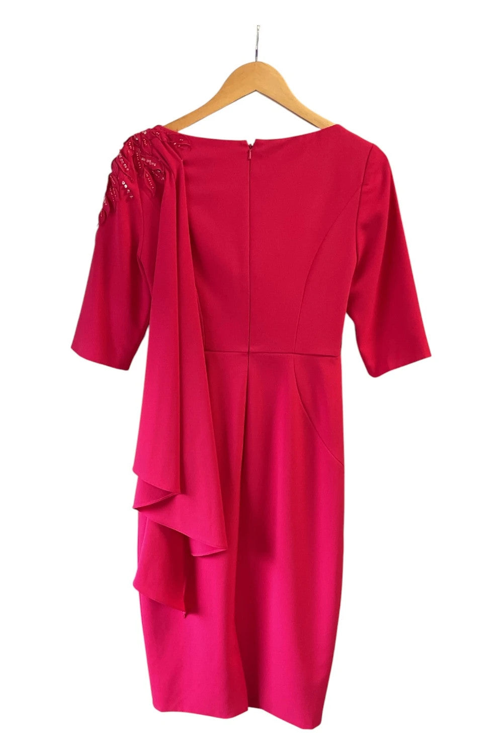 John Charles MOB dress berry size-8 10473ELB