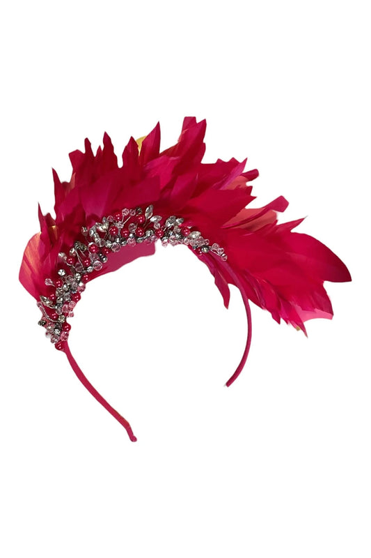 Bespoke Headband fuchsia size-one  10476ELB