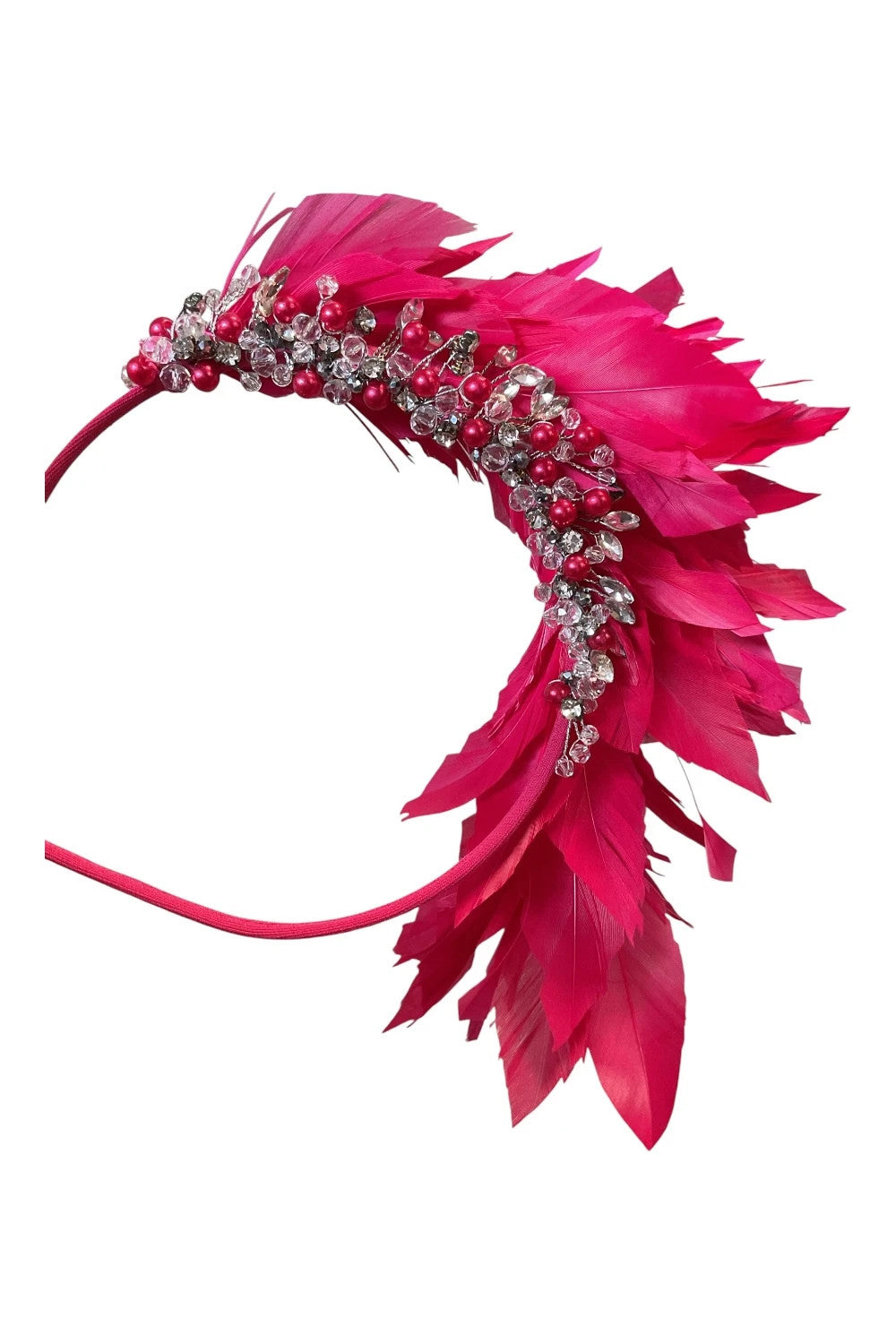 Bespoke Headband fuchsia size-one  10476ELB