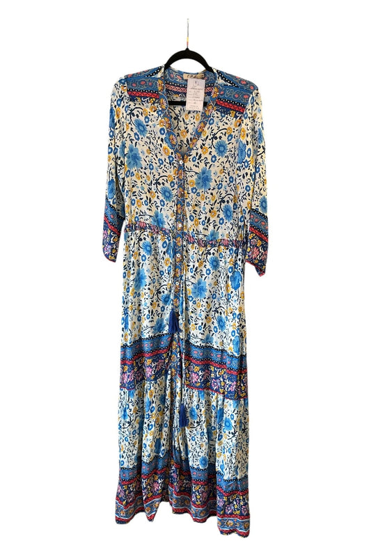 OPL dress blue print size-L/XL 10460BG