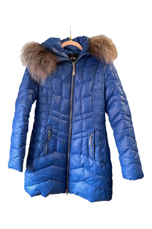 KSA Puffer Coat blue size-xs/s (L is indicated) 10468AGM