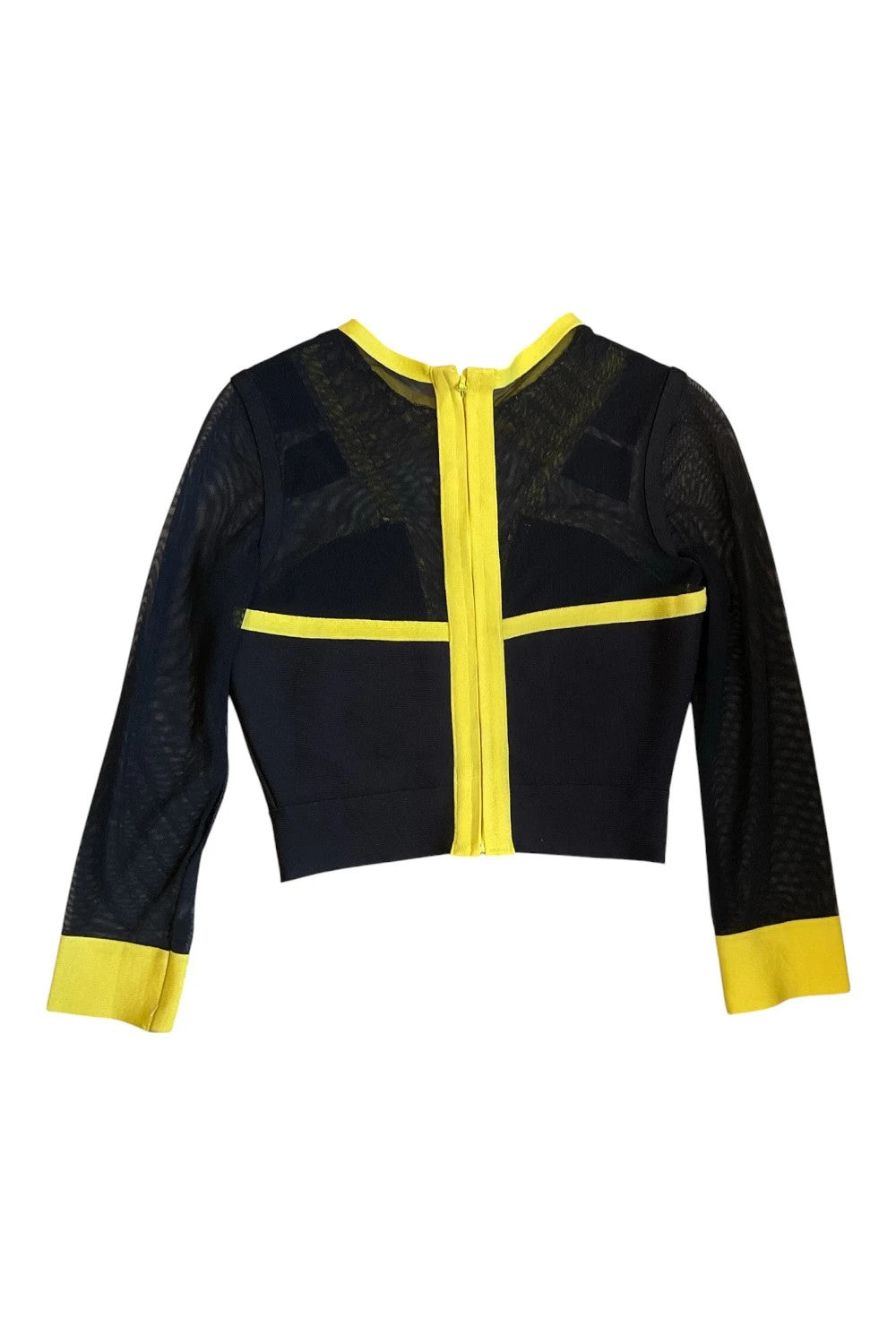 No brand top black and yellow size-s/m 10466CDC