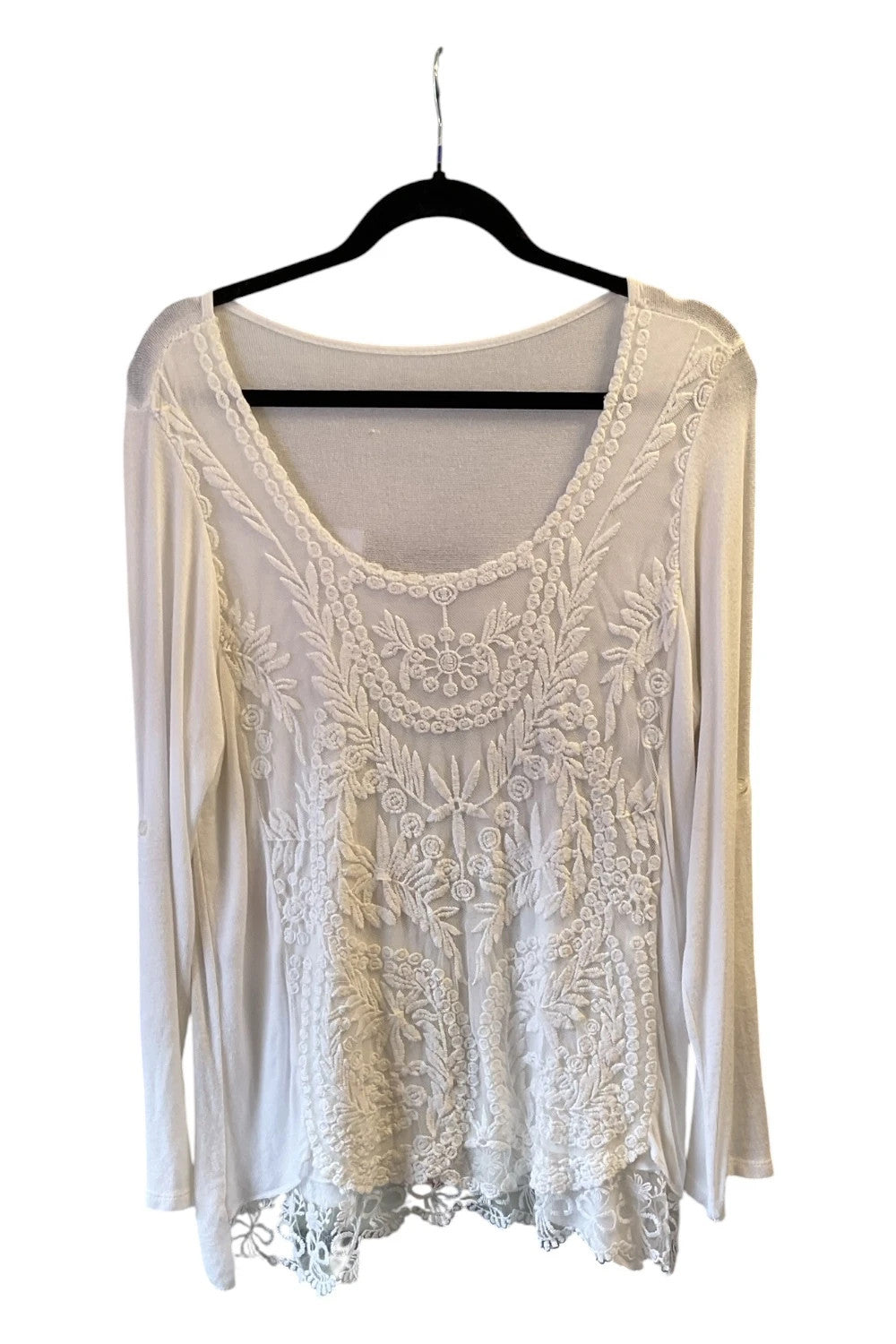 Mi Angel NWT  Top white size-one 10390SSC