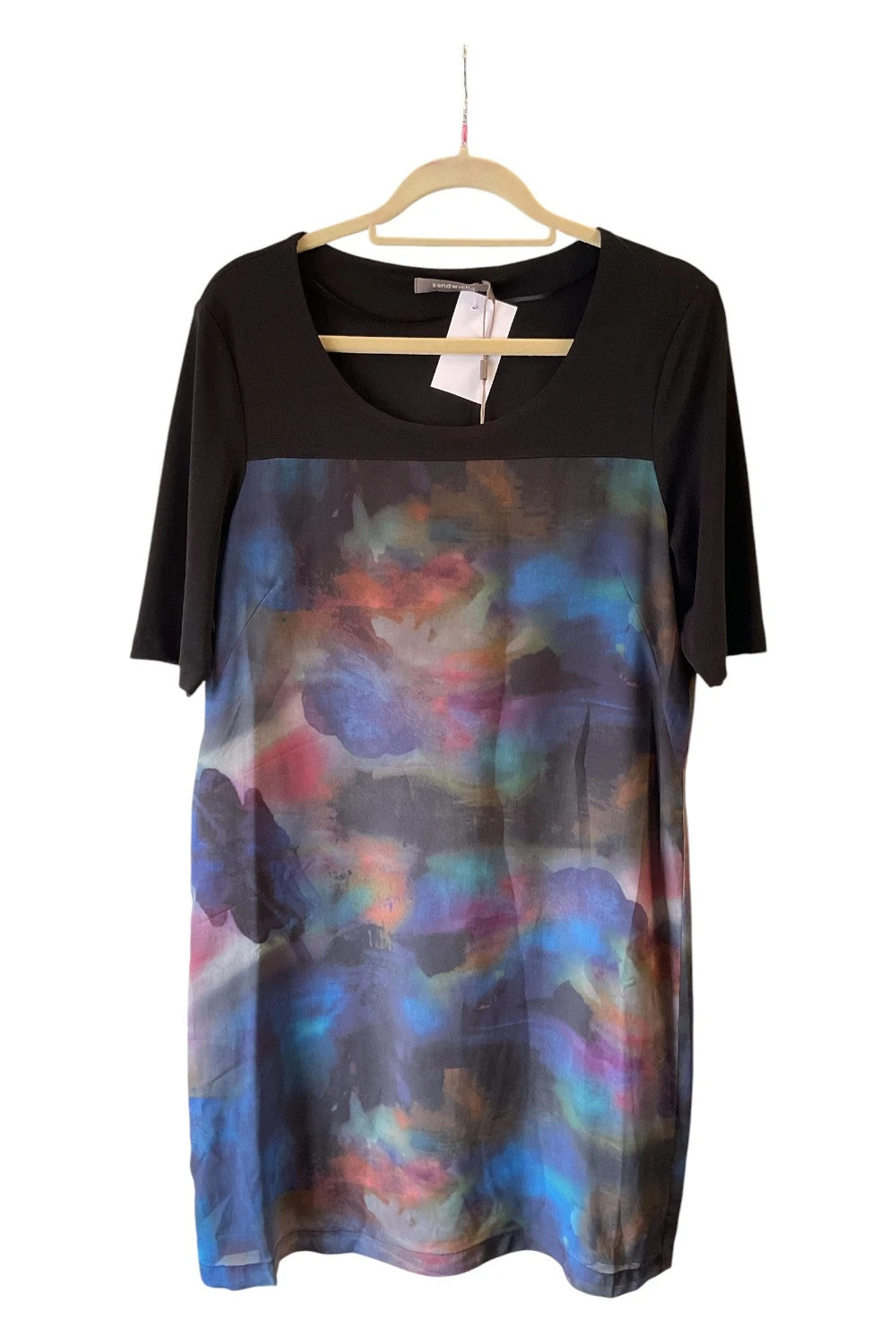Sandwich NWT  dress black print size-12 10478LMA