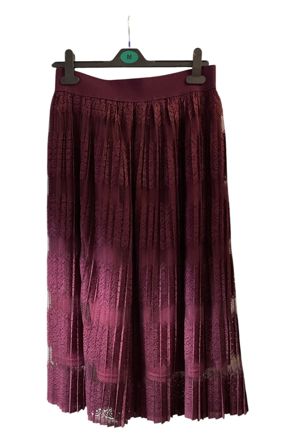 Lucy Wang skirt burgundy size-L 10397LS