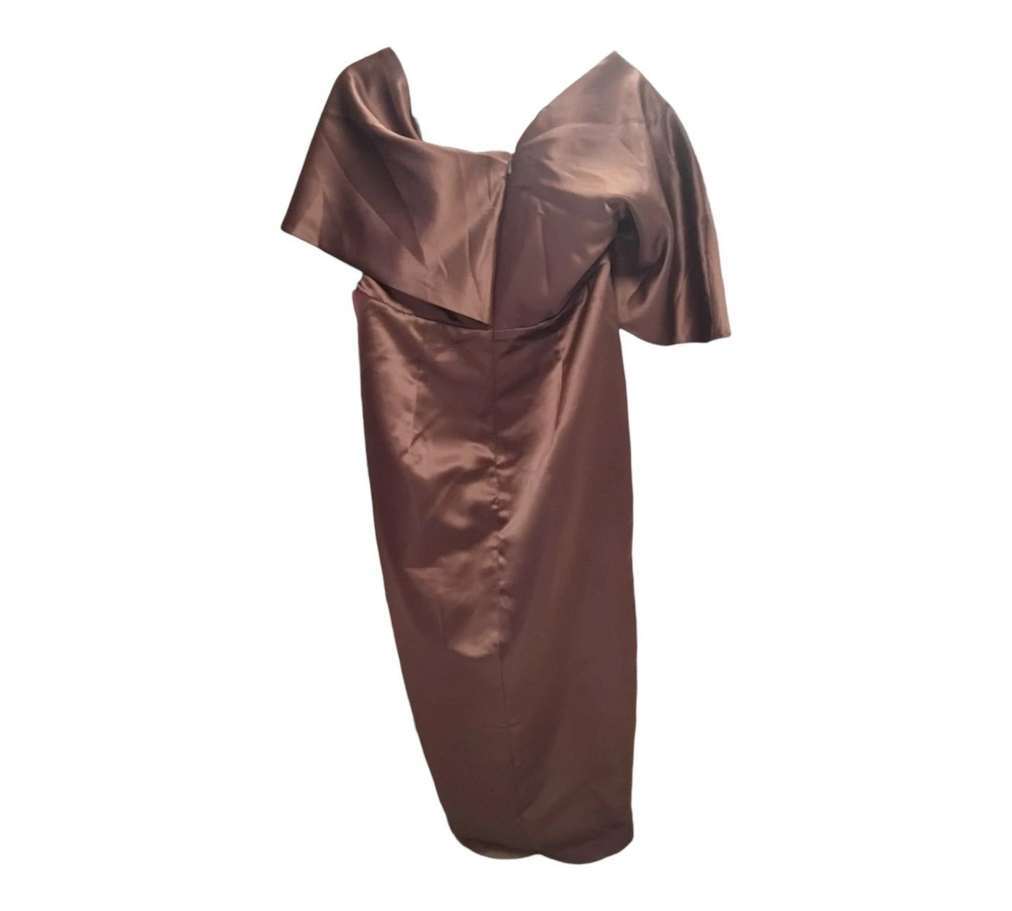 Missacc brown dress, size-18, 10482YS
