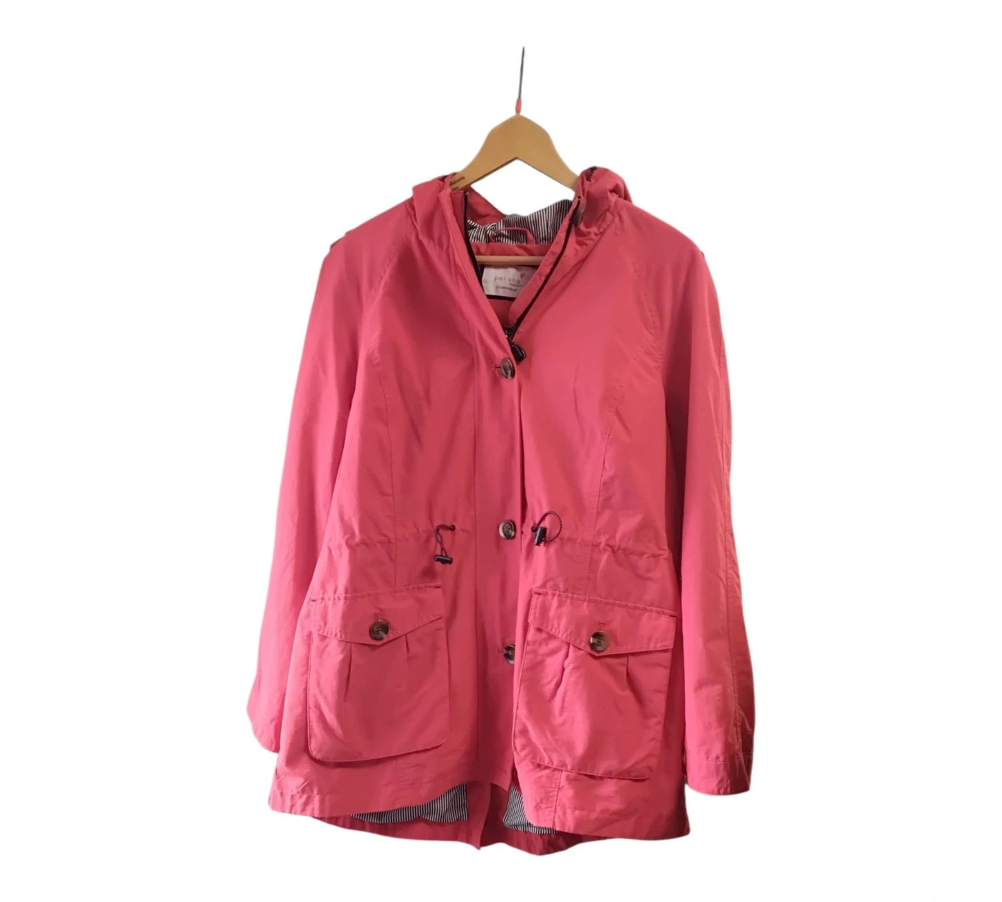 Per una red raincoat, size-18, 10489MUU