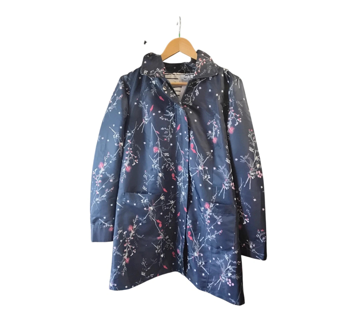 Tea Lane navy coat, size-M, 10487MUU