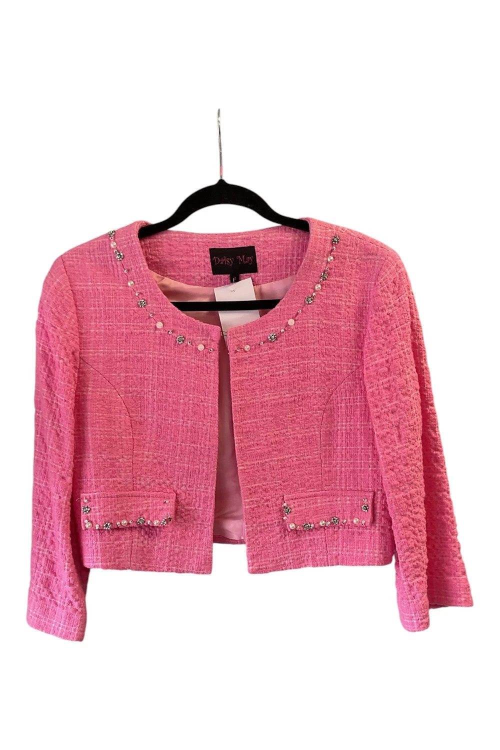 Daisy May short blazer pink size-12 9551CDC