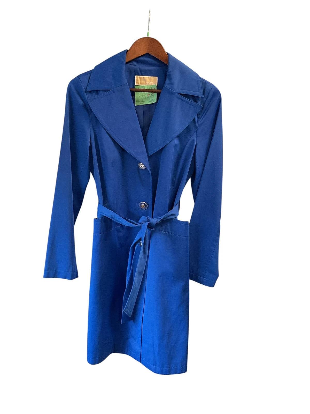 Michael Kors Trench coat blue size-s 6324AL