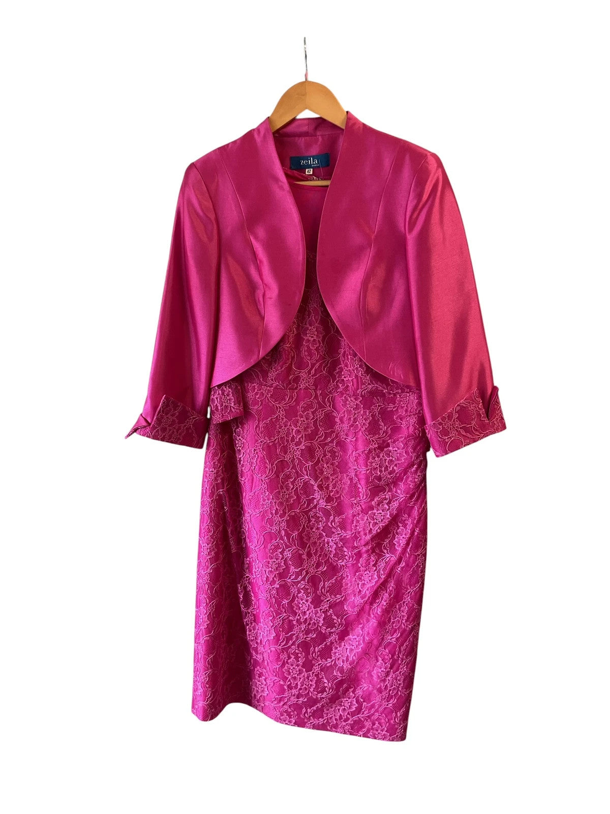 MOB Two pieces suit pink size-42/12 7755MB