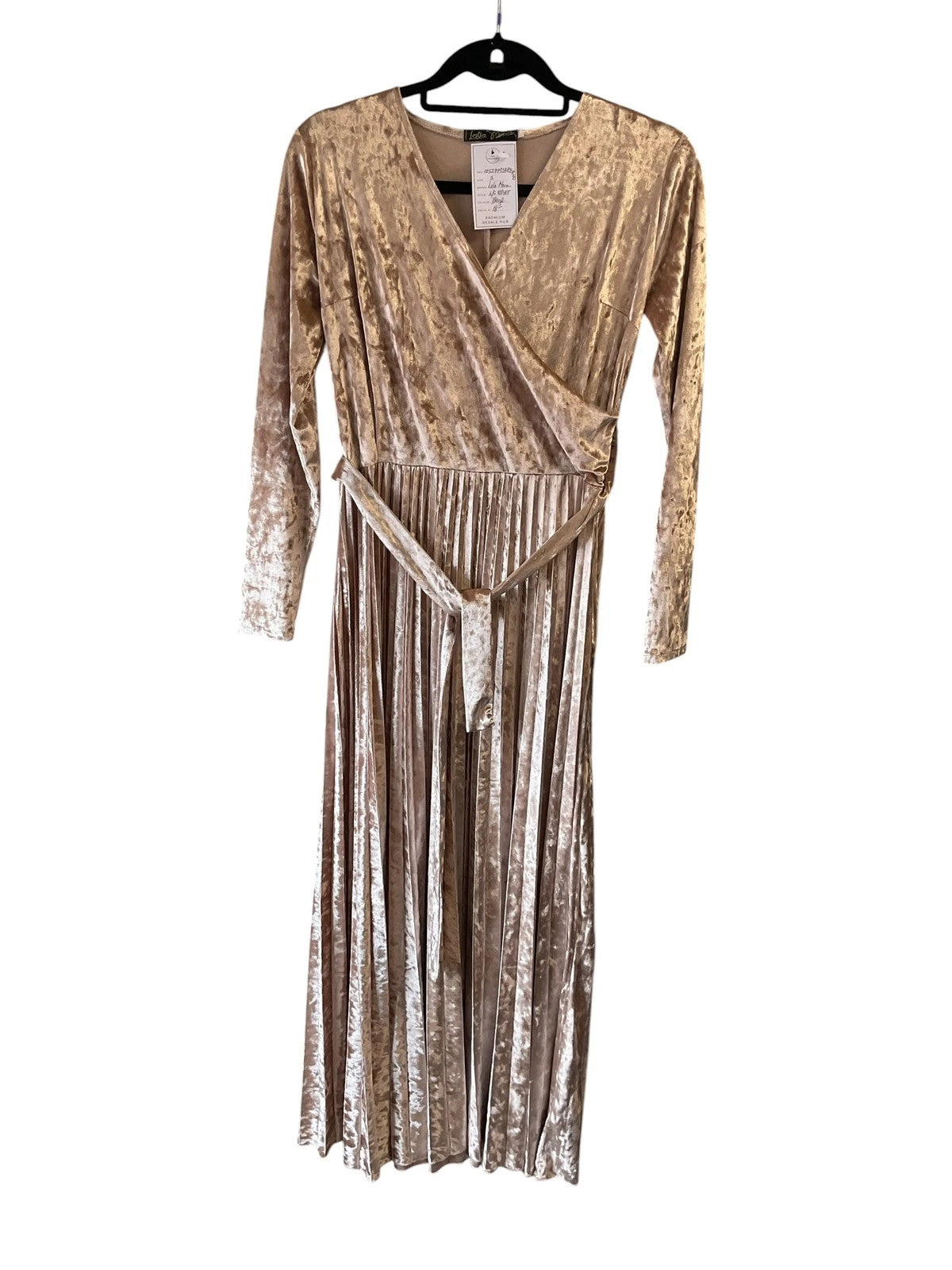 Lola Mora Dress beige size-s 10527MZA