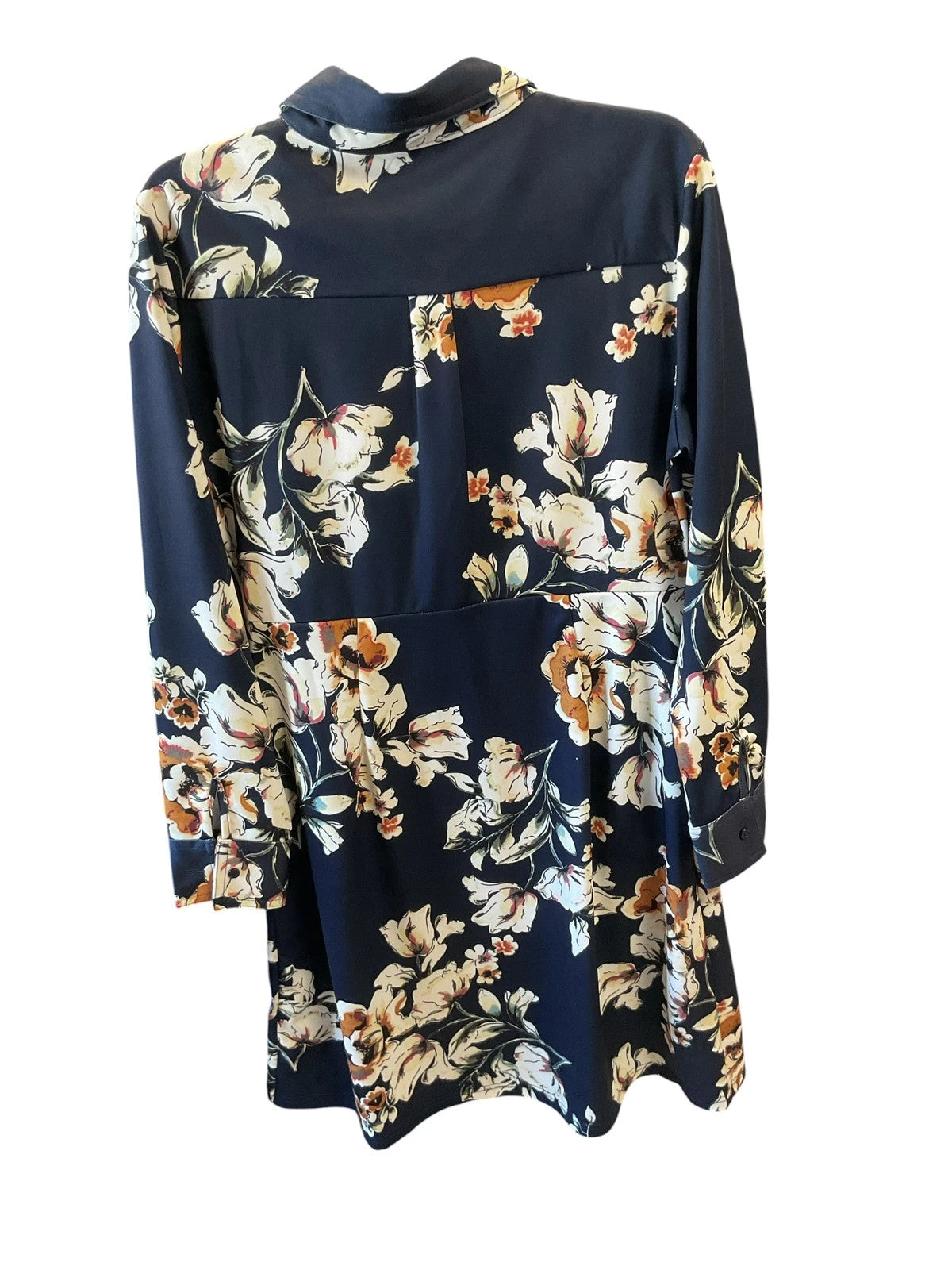 Elli White dress navy print size-M/L 10551GB