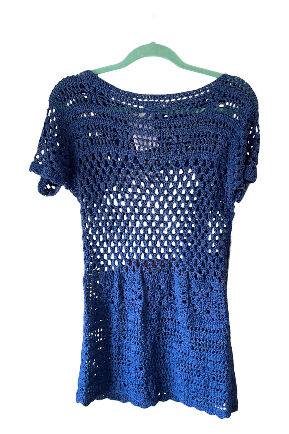 Hand Made top blue size M 10544HMN