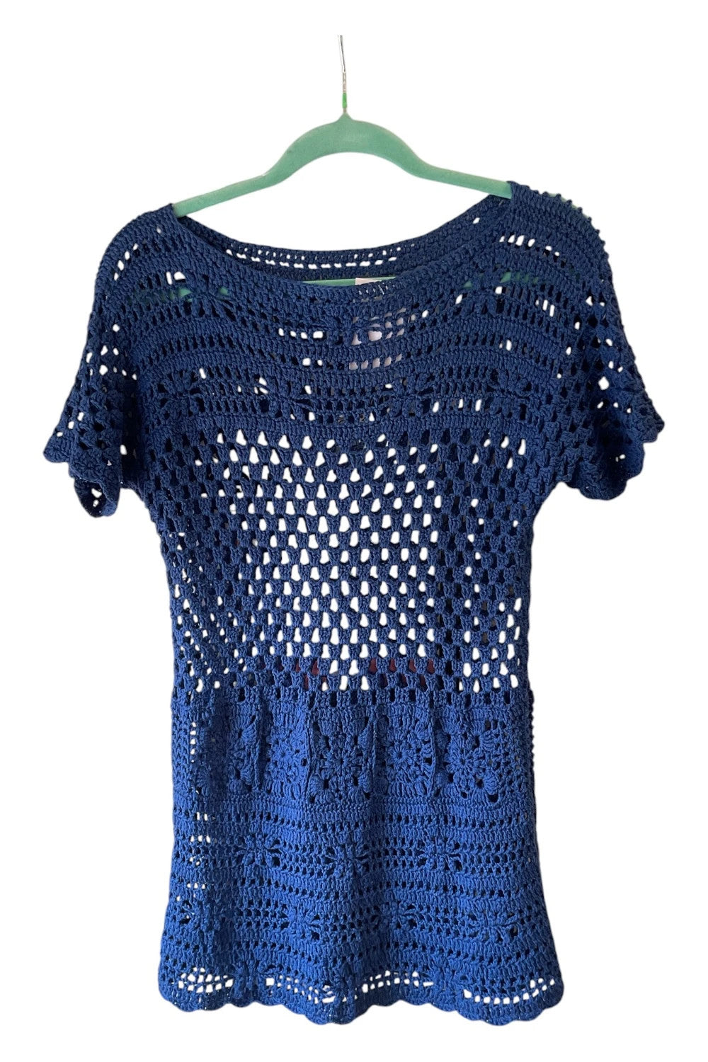 Hand Made top blue size M 10544HMN