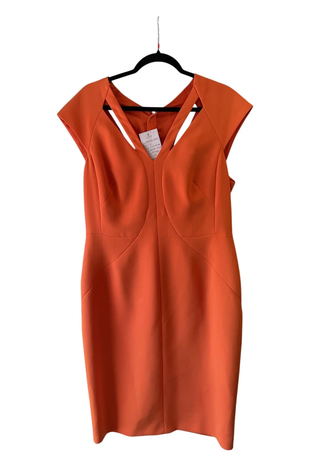 Karen Millen dress orange size-16 10537MG
