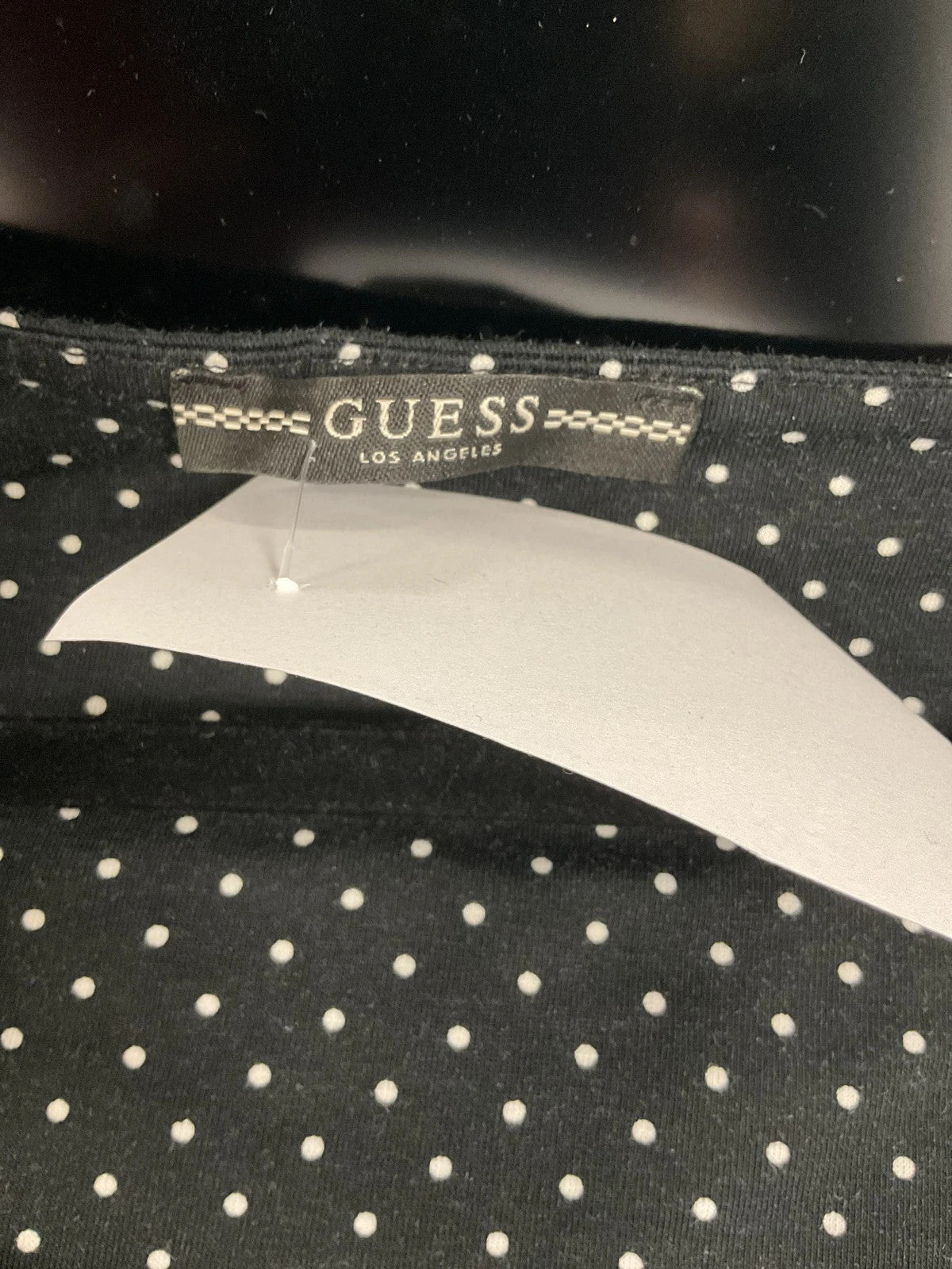 Guess top black and white size-8 10560MMO