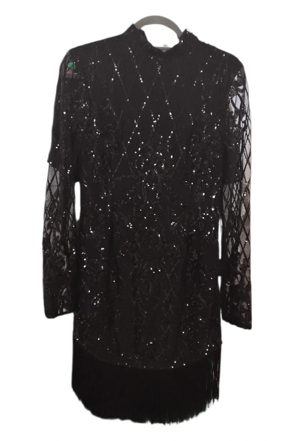 PrettyLittleThing dress black size-10 10557MMO