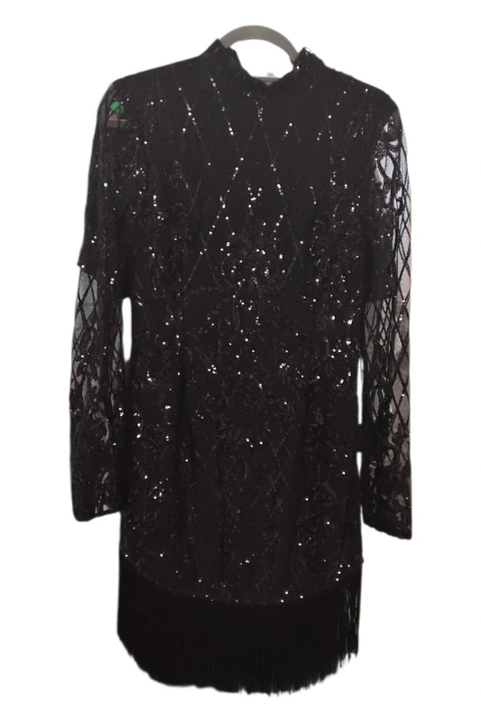 PrettyLittleThing dress black size-10 10557MMO