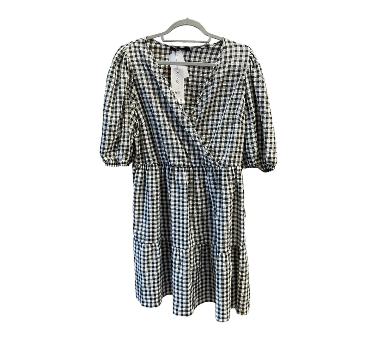 George black and white dress, size-16, 10541HMN