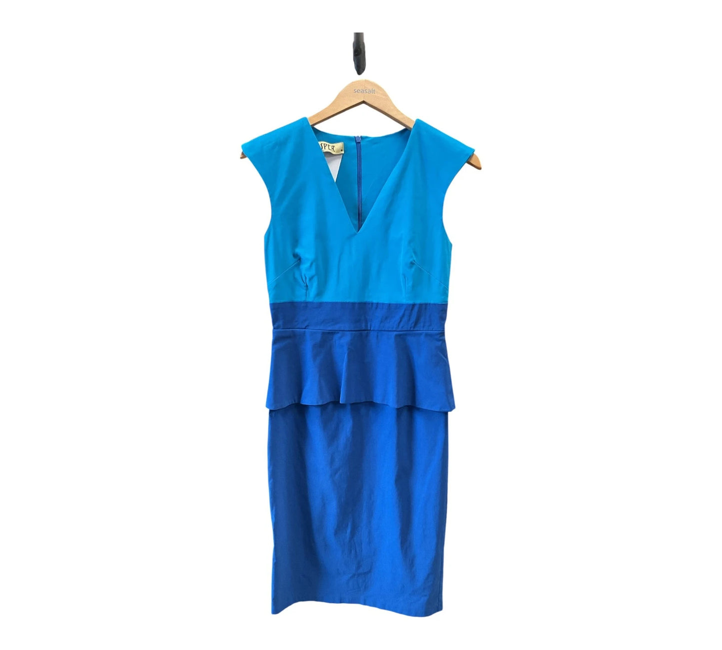 Vesper blue dress, size-XL, 10633CMG