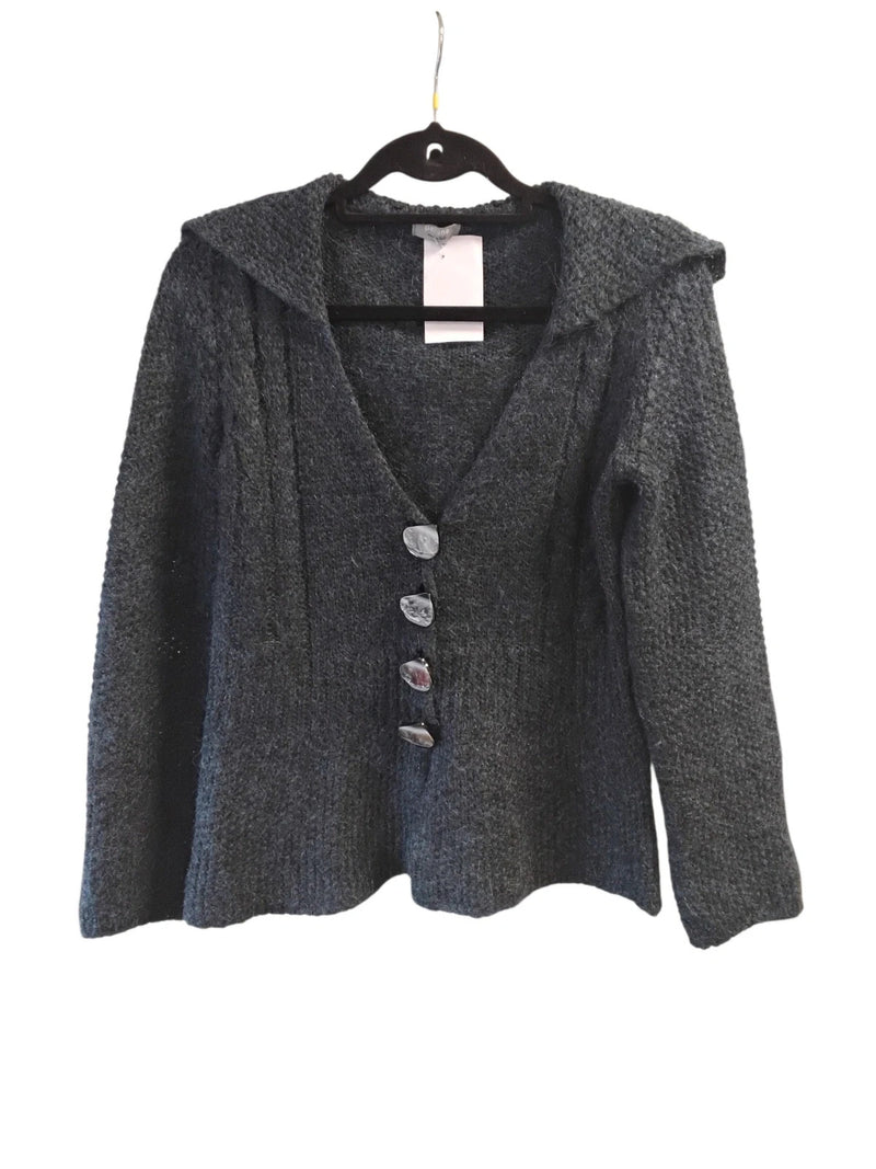 Per Una Cardi 20%Mohair Blue Sz-S 10644KOK