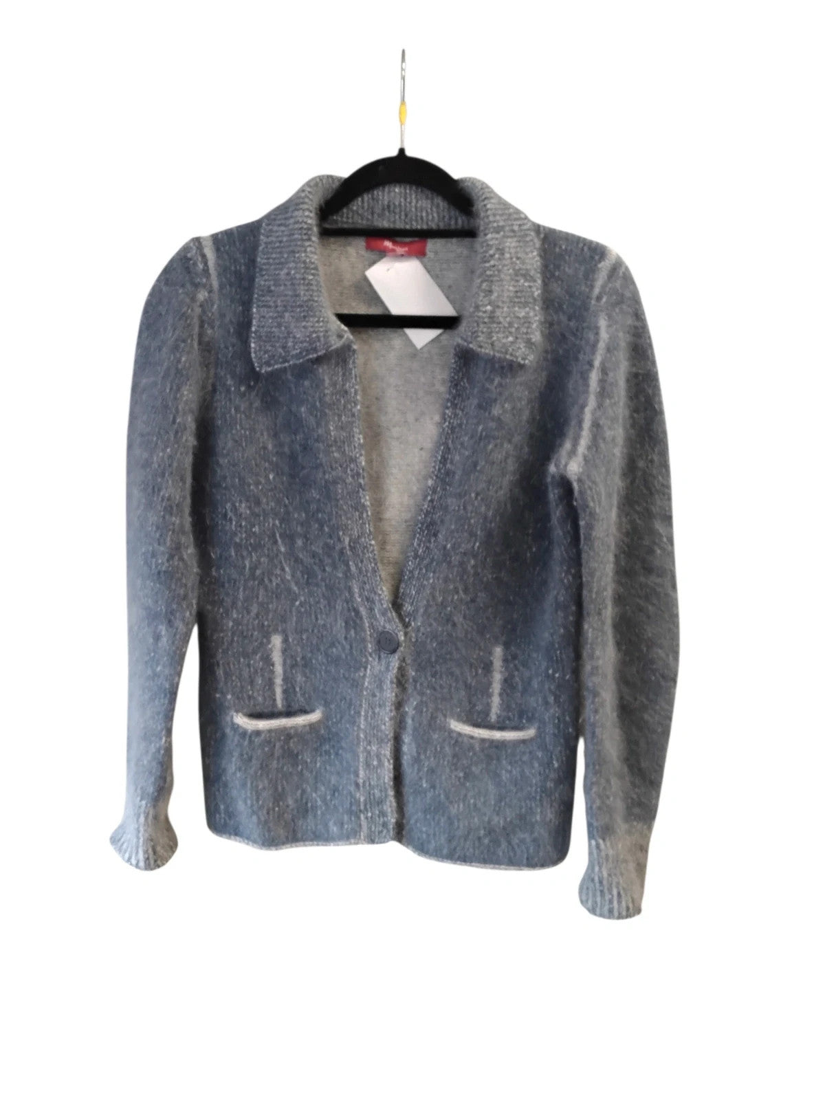 Monsoon Cardigan 50%Lambswool  Blue Sz-S/M 10647KOK