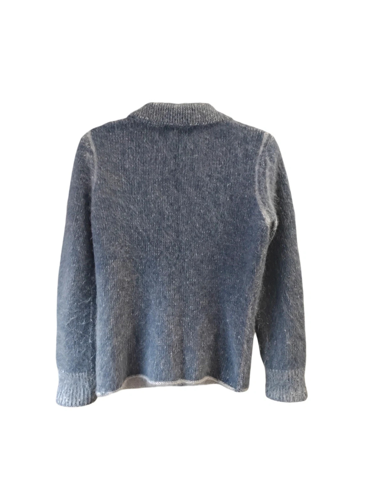 Monsoon Cardigan 50%Lambswool  Blue Sz-S/M 10647KOK