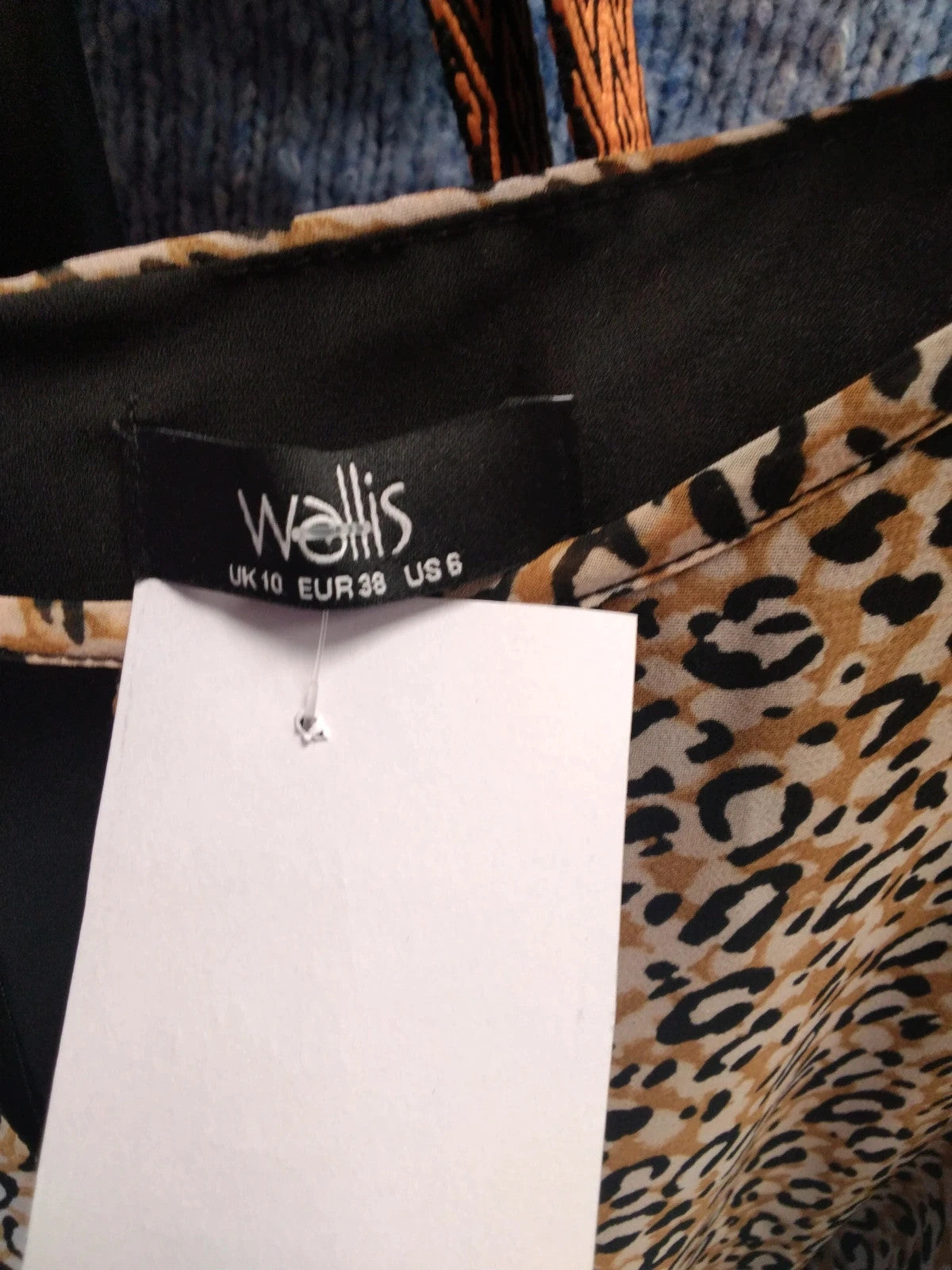 Wallis Dress Brown Sz-10 10587DFR