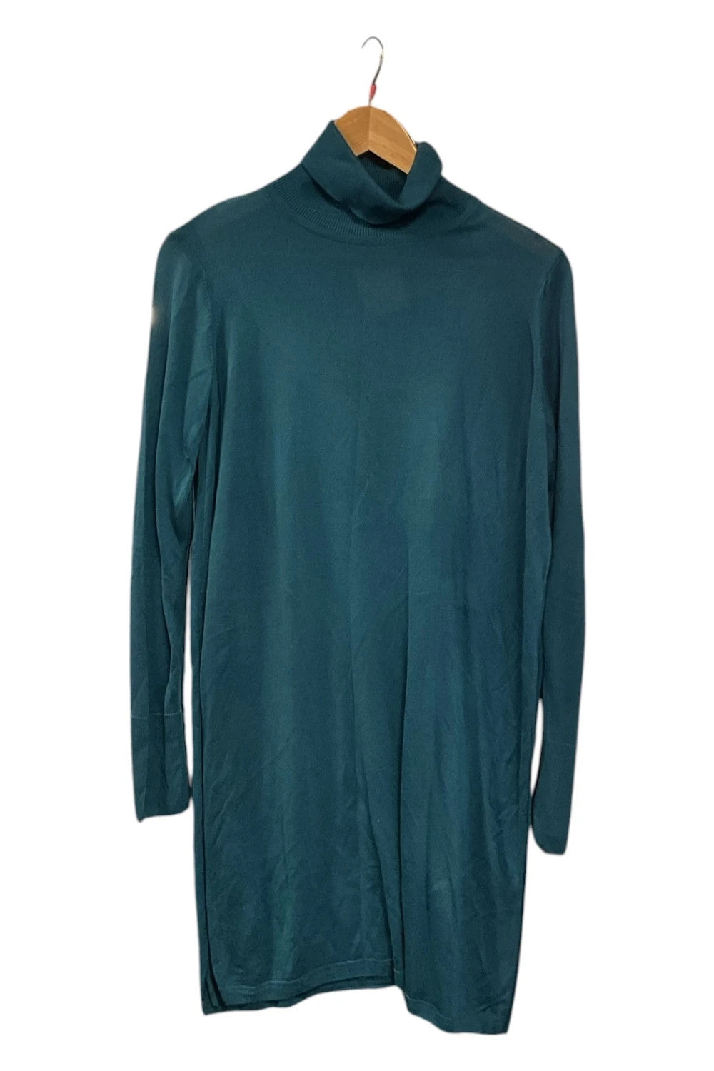 Limited Edition sweater dress teal size-12 10629CMG